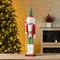 Glitzhome® 26"H Wooden Christmas Green Brush Tree Nutcracker